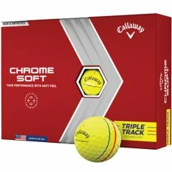 Callaway Chrome Soft Yellow Triple Track Golf Balls