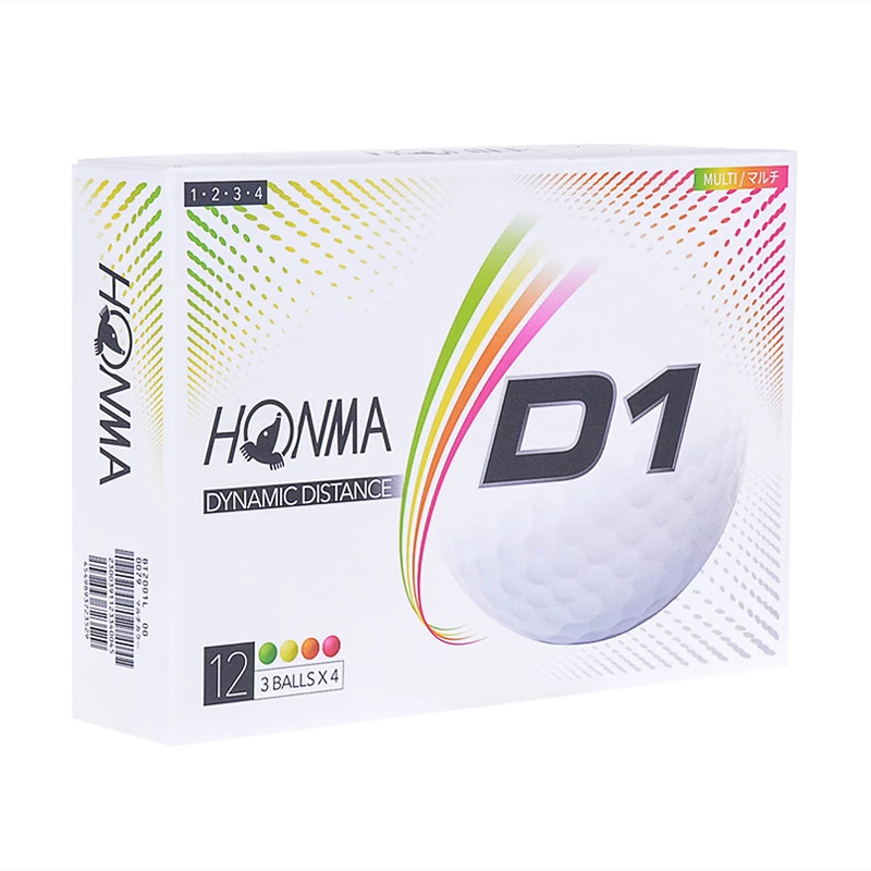 Honma D1 Dynamic Distance (2021) (Colour) Golf Ball 1 Honma D1 Dynamic Distance (2021) (Colour) Golf Ball