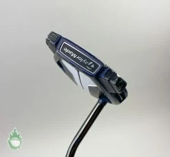 Used Right Handed TaylorMade Spider X Navy 35″ Putter Black Steel Golf Club 16 Used Right Handed TaylorMade Spider X Navy 35″ Putter Black Steel Golf Club -Gents Fairway Woods Sales Store IMG 0344