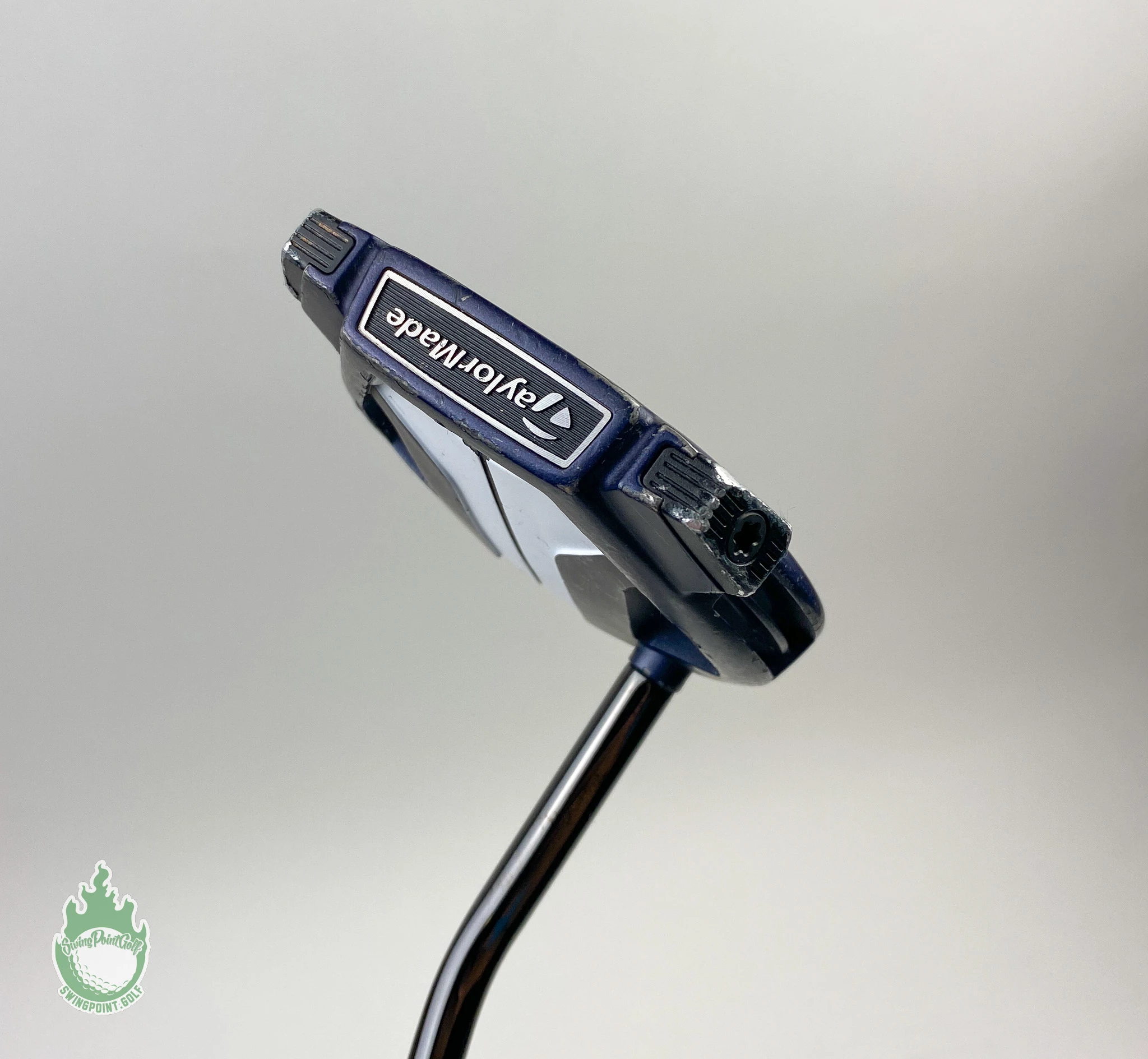 Used Right Handed TaylorMade Spider X Navy 35″ Putter Black Steel Golf Club 4 Used Right Handed TaylorMade Spider X Navy 35″ Putter Black Steel Golf Club - Image 4