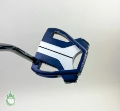 Used Right Handed TaylorMade Spider X Navy 35″ Putter Black Steel Golf Club 21 Used Right Handed TaylorMade Spider X Navy 35″ Putter Black Steel Golf Club -Gents Fairway Woods Sales Store IMG 0346