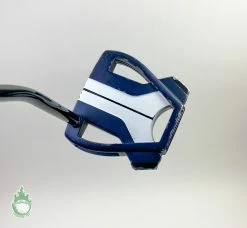 Used Right Handed TaylorMade Spider X Navy 35″ Putter Black Steel Golf Club 20 Used Right Handed TaylorMade Spider X Navy 35″ Putter Black Steel Golf Club -Gents Fairway Woods Sales Store IMG 0347