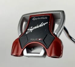 Used Right Handed TaylorMade Spider Tour Platinum 34″ Putter Steel Golf Club