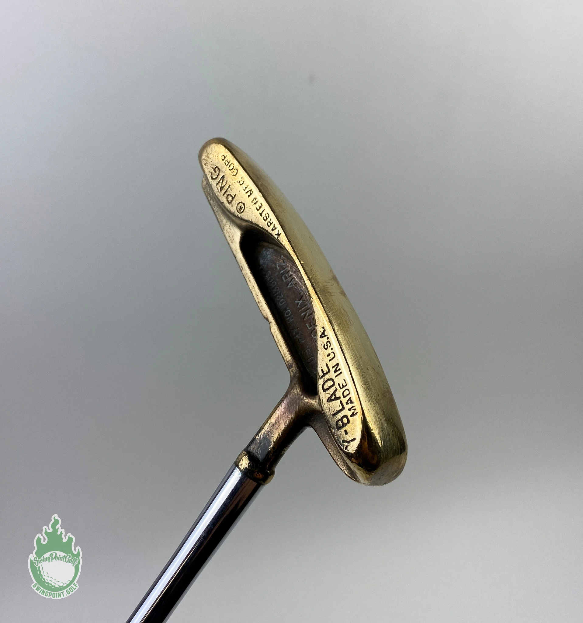 Used Ping Y-Blade Phoenix, AZ 85029 35.5″ Putter Steel Golf Club Chamois Grip 4 Used Ping Y-Blade Phoenix, AZ 85029 35.5″ Putter Steel Golf Club Chamois Grip - Image 4