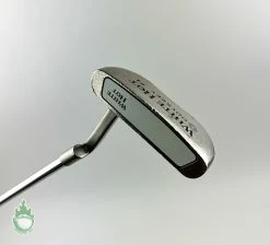 Used Right Handed Odyssey White Hot Tour #4 35″ Blade Putter Steel Golf Club 21 Used Right Handed Odyssey White Hot Tour #4 35″ Blade Putter Steel Golf Club -Gents Fairway Woods Sales Store IMG 2395