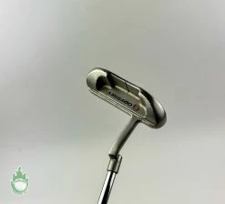 Used Right Handed Odyssey White Hot Tour #4 35″ Blade Putter Steel Golf Club 17 Used Right Handed Odyssey White Hot Tour #4 35″ Blade Putter Steel Golf Club -Gents Fairway Woods Sales Store IMG 2399