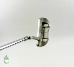 Used Right Handed Odyssey White Hot Tour #4 35″ Blade Putter Steel Golf Club 16 Used Right Handed Odyssey White Hot Tour #4 35″ Blade Putter Steel Golf Club -Gents Fairway Woods Sales Store IMG 2400