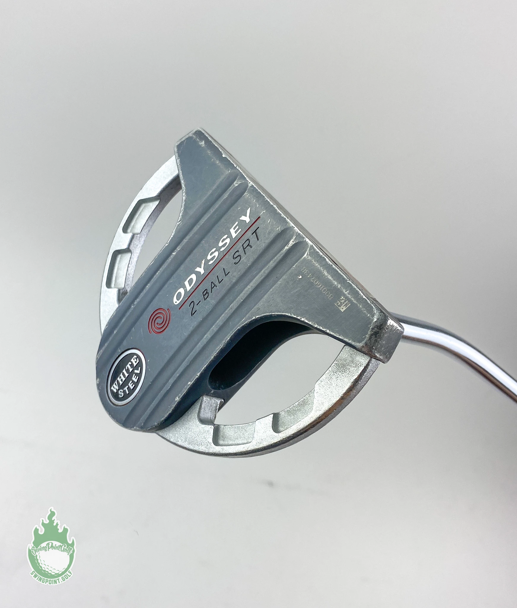 Used Right Handed Odyssey White Steel 2-Ball 40″ Belly Putter Steel Golf Club 1 Used Right Handed Odyssey White Steel 2-Ball 40″ Belly Putter Steel Golf Club