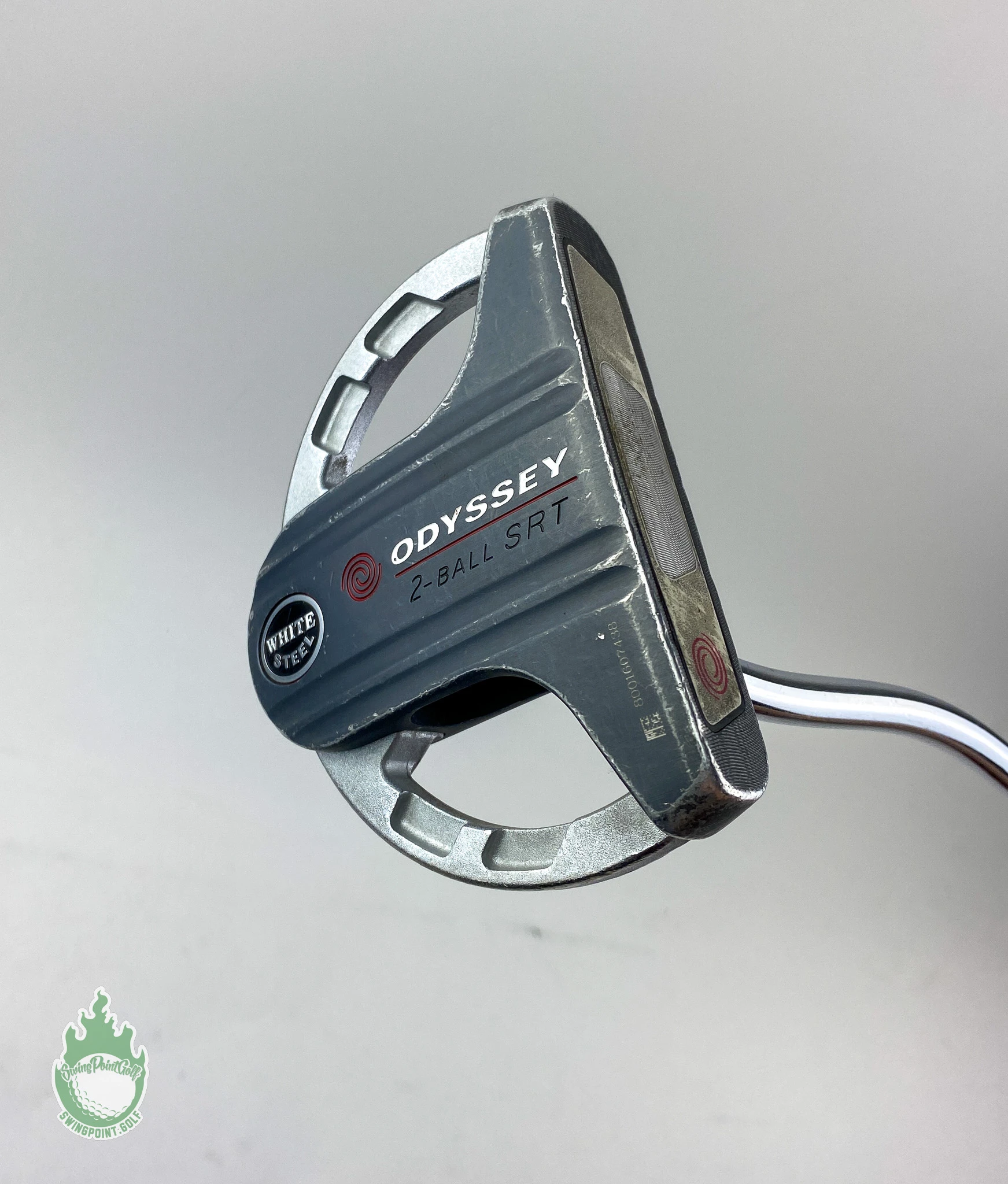 Used Right Handed Odyssey White Steel 2-Ball 40″ Belly Putter Steel Golf Club 2 Used Right Handed Odyssey White Steel 2-Ball 40″ Belly Putter Steel Golf Club - Image 2