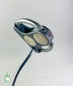 Used Right Handed Odyssey White Steel 2-Ball 40″ Belly Putter Steel Golf Club 18 Used Right Handed Odyssey White Steel 2-Ball 40″ Belly Putter Steel Golf Club -Gents Fairway Woods Sales Store IMG 3132