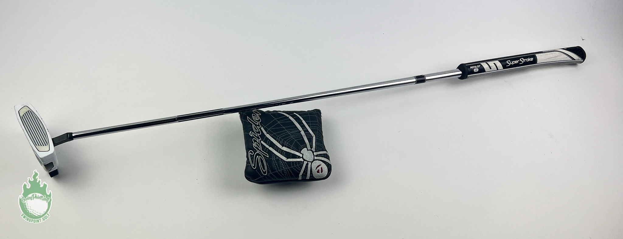 Used Right Handed TaylorMade Spider EX Ghost White 36″ Putter Steel Golf Club 3 Used Right Handed TaylorMade Spider EX Ghost White 36″ Putter Steel Golf Club - Image 3