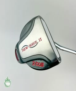 Used Edtheclubmaker New Wave 2-Ball Center Shafted Putter 41″ Steel Golf Club