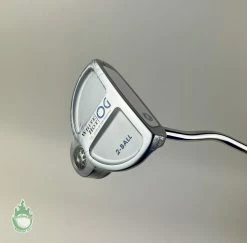 New RH Odyssey White Hot OG 2-Ball 33″ Ladies Putter Stroke Lab Shaft Golf Club