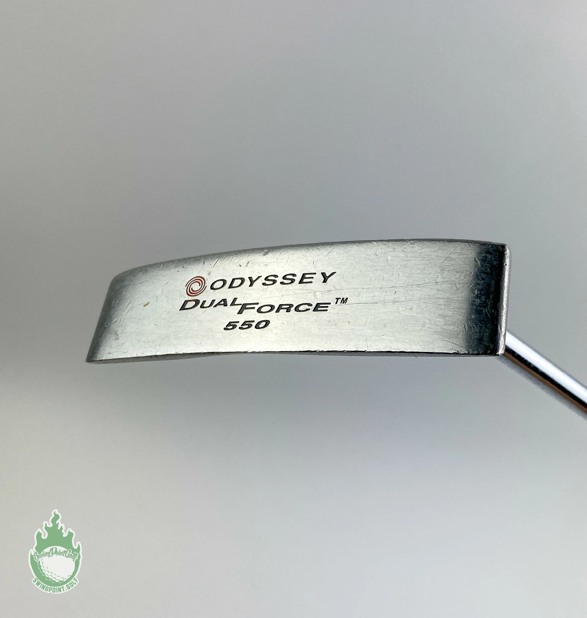 Used RH Steel Odyssey Dual Force 550 35″ Putter Steel Golf Club Odyssey Grip 1 Used RH Steel Odyssey Dual Force 550 35″ Putter Steel Golf Club Odyssey Grip