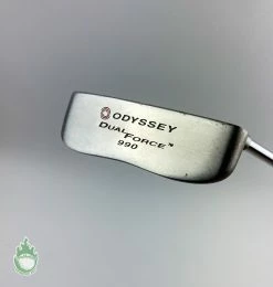 Used Right Handed Odyssey Dual Force 990 Putter Steel Golf Club 32″ Winn Grip