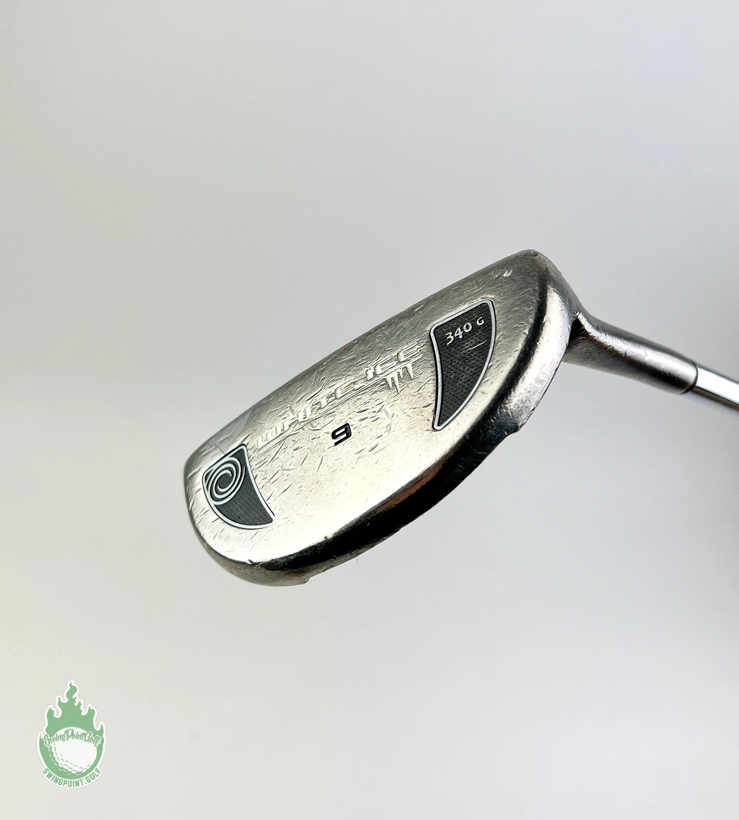 Used Right Handed Odyssey White Ice #9 35″ Putter Steel Golf Club W/ Headcover 2 Used Right Handed Odyssey White Ice #9 35″ Putter Steel Golf Club W/ Headcover - Image 2