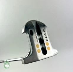 Used Right Handed Silver MG Master Grip 415CR Mallet Putter Pat Simmons W/HC -Gents Fairway Woods Sales Store IMG 6287