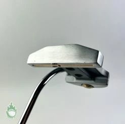 Used Right Handed Silver MG Master Grip 415CR Mallet Putter Pat Simmons W/HC -Gents Fairway Woods Sales Store IMG 6290