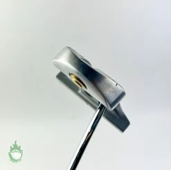 Used Right Handed Silver MG Master Grip 415CR Mallet Putter Pat Simmons W/HC -Gents Fairway Woods Sales Store IMG 6291