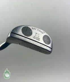 Used Right Handed Ray Cook M-1 3-G 35″ Putter Steel Golf Club Ships Free