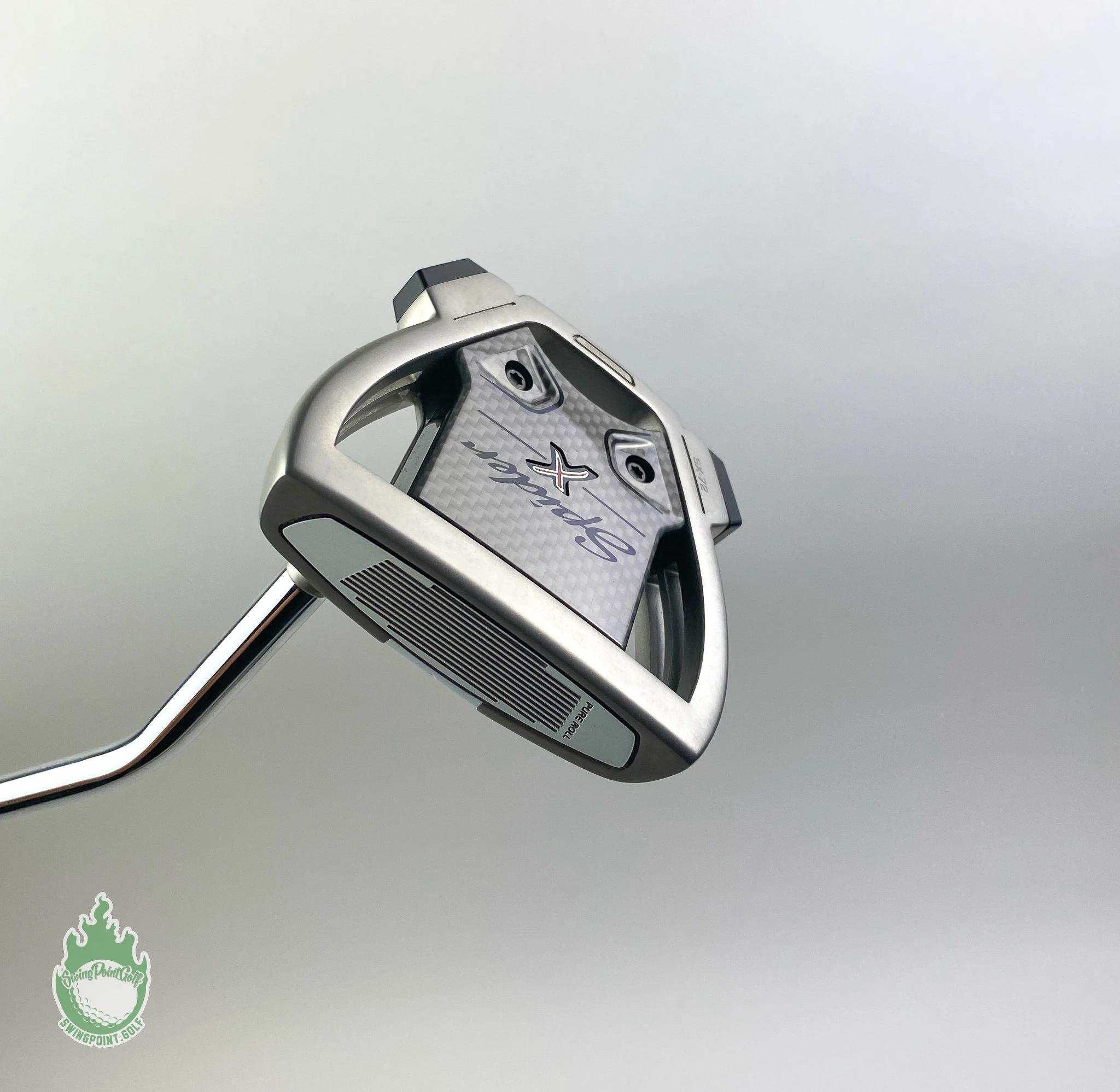 Used Right Handed TaylorMade Spider X Gray/White 35″ Putter Steel Golf Club 2 Used Right Handed TaylorMade Spider X Gray/White 35″ Putter Steel Golf Club - Image 2