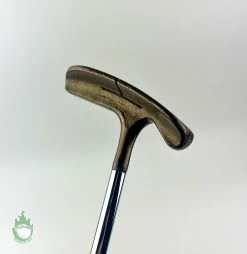 Used Right Handed Acushnet Golf Bulls Eye Wide Flange 4-A 35″ Putter Golf Club -Gents Fairway Woods Sales Store IMG 6725 1