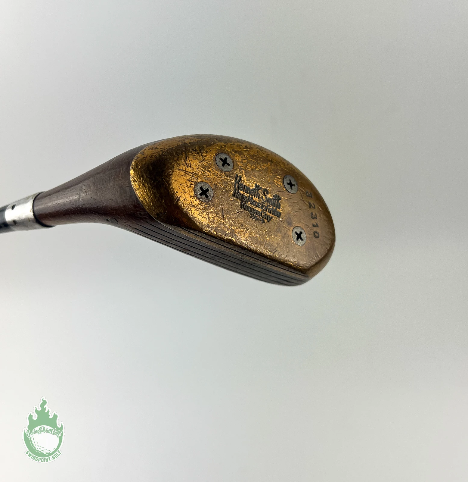 Used RH Kenneth Smith Hand Made Kansas City 35″ Wood Putter Steel Golf Club 2 Used RH Kenneth Smith Hand Made Kansas City 35″ Wood Putter Steel Golf Club - Image 2
