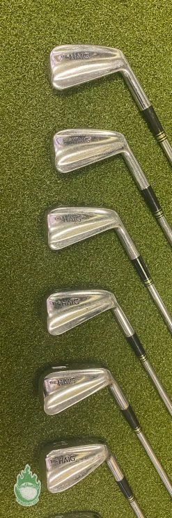 Used RH Walter Hagen The Haig Irons 3-PW/SW CF-4 Stiff Flex Steel Golf Club Set 16 Used RH Walter Hagen The Haig Irons 3-PW/SW CF-4 Stiff Flex Steel Golf Club Set -Gents Fairway Woods Sales Store IMG 7001