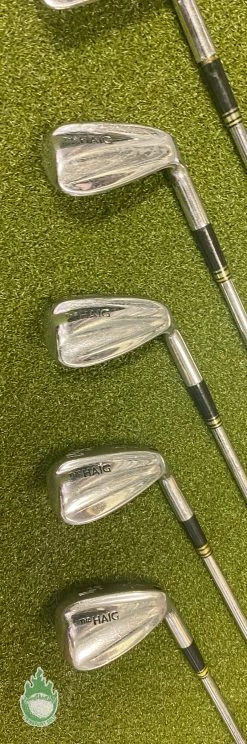 Used RH Walter Hagen The Haig Irons 3-PW/SW CF-4 Stiff Flex Steel Golf Club Set 14 Used RH Walter Hagen The Haig Irons 3-PW/SW CF-4 Stiff Flex Steel Golf Club Set -Gents Fairway Woods Sales Store IMG 7002