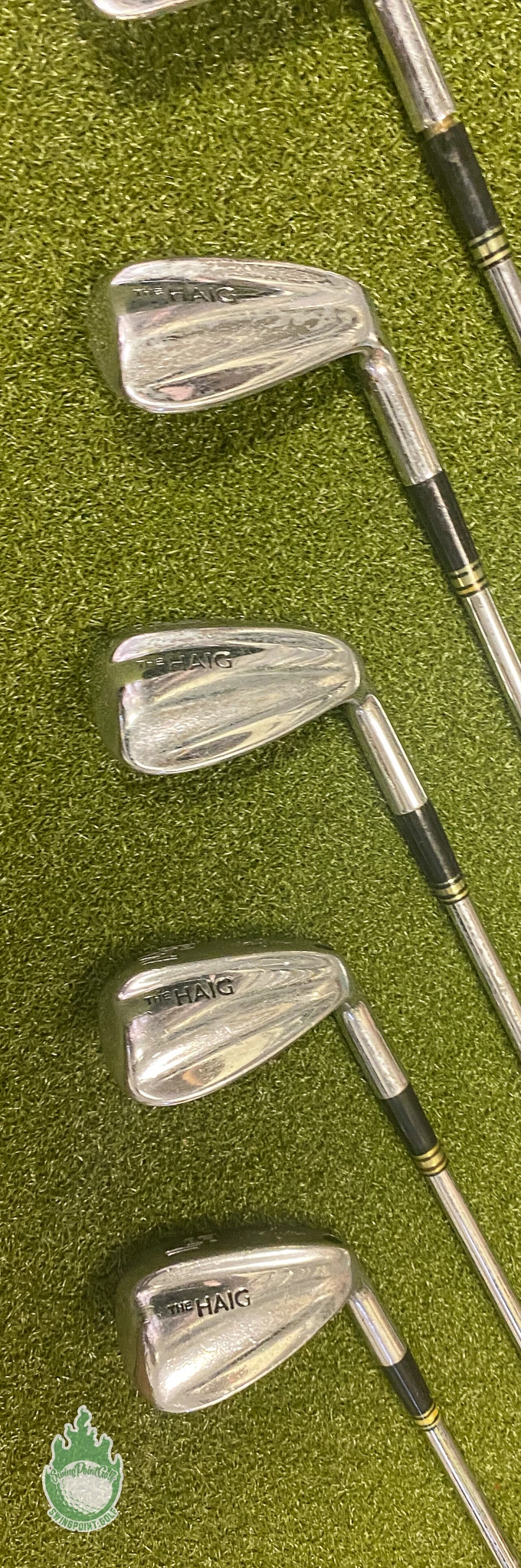 Used RH Walter Hagen The Haig Irons 3-PW/SW CF-4 Stiff Flex Steel Golf Club Set 4 Used RH Walter Hagen The Haig Irons 3-PW/SW CF-4 Stiff Flex Steel Golf Club Set - Image 4