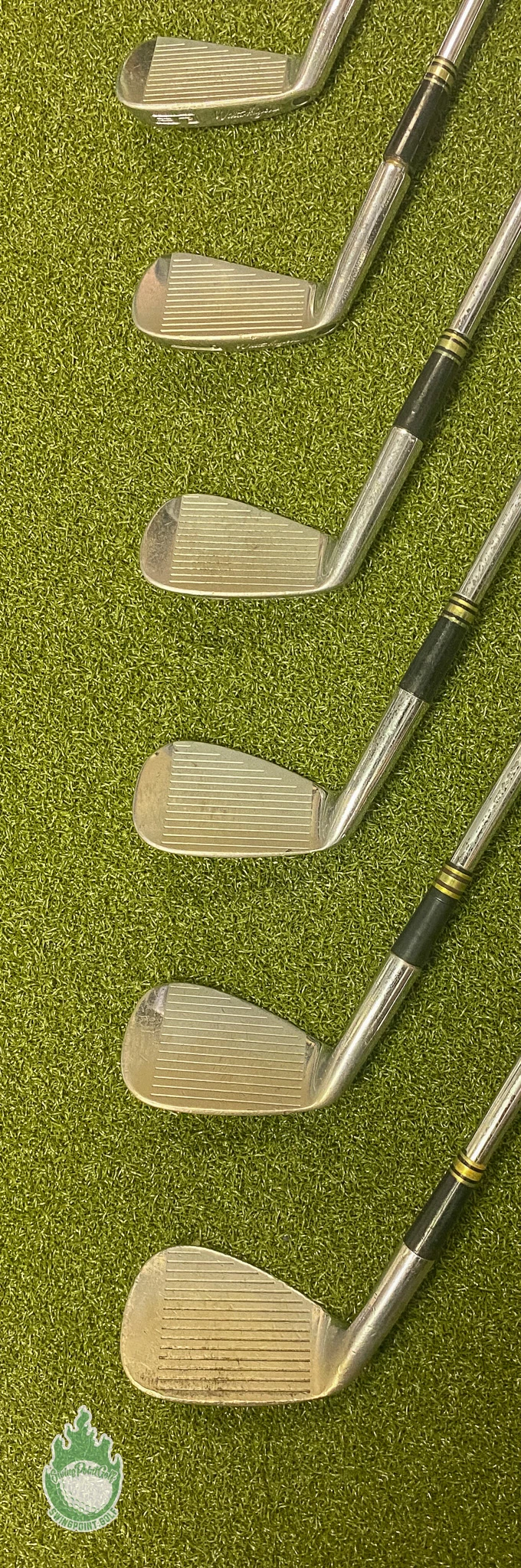 Used RH Walter Hagen The Haig Irons 3-PW/SW CF-4 Stiff Flex Steel Golf Club Set 8 Used RH Walter Hagen The Haig Irons 3-PW/SW CF-4 Stiff Flex Steel Golf Club Set - Image 8