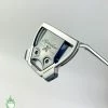 Used TaylorMade Spider X Platinum/White 35″ Putter Steel Golf Club W/ Flatso
