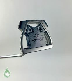 Used TaylorMade Spider X Platinum/White 35″ Putter Steel Golf Club W/ Flatso -Gents Fairway Woods Sales Store IMG 7743