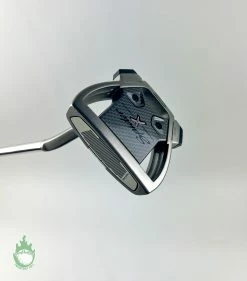 Used TaylorMade Spider X Platinum/White 35″ Putter Steel Golf Club W/ Flatso -Gents Fairway Woods Sales Store IMG 7744