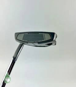 Used TaylorMade Spider X Platinum/White 35″ Putter Steel Golf Club W/ Flatso -Gents Fairway Woods Sales Store IMG 7745