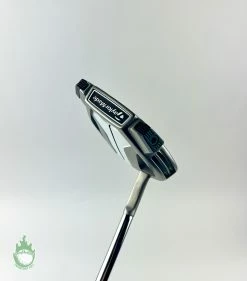 Used TaylorMade Spider X Platinum/White 35″ Putter Steel Golf Club W/ Flatso -Gents Fairway Woods Sales Store IMG 7748