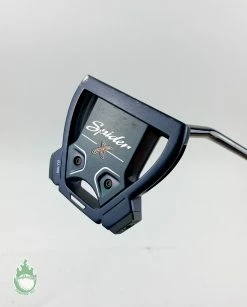 Used Right Handed TaylorMade Spider X Navy 34″ Putter Black Steel Golf Club
