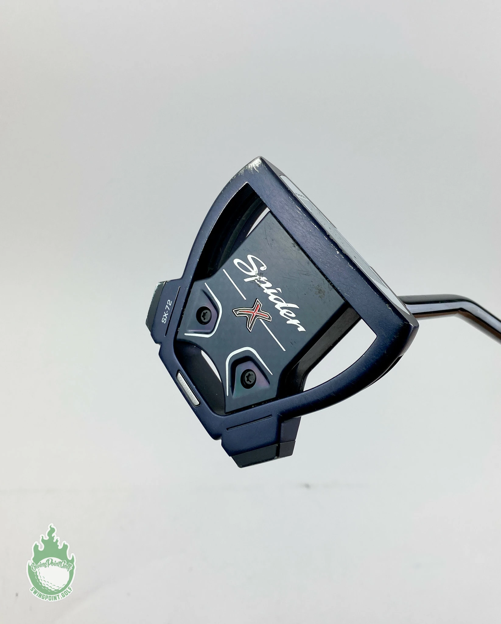 Used Right Handed TaylorMade Spider X Navy 34″ Putter Black Steel Golf Club 2 Used Right Handed TaylorMade Spider X Navy 34″ Putter Black Steel Golf Club - Image 2