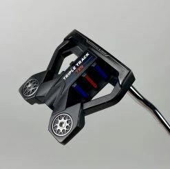 Used Right Handed Odyssey Triple Track Ten 35″ Putter Stoke Lab Steel Golf Club