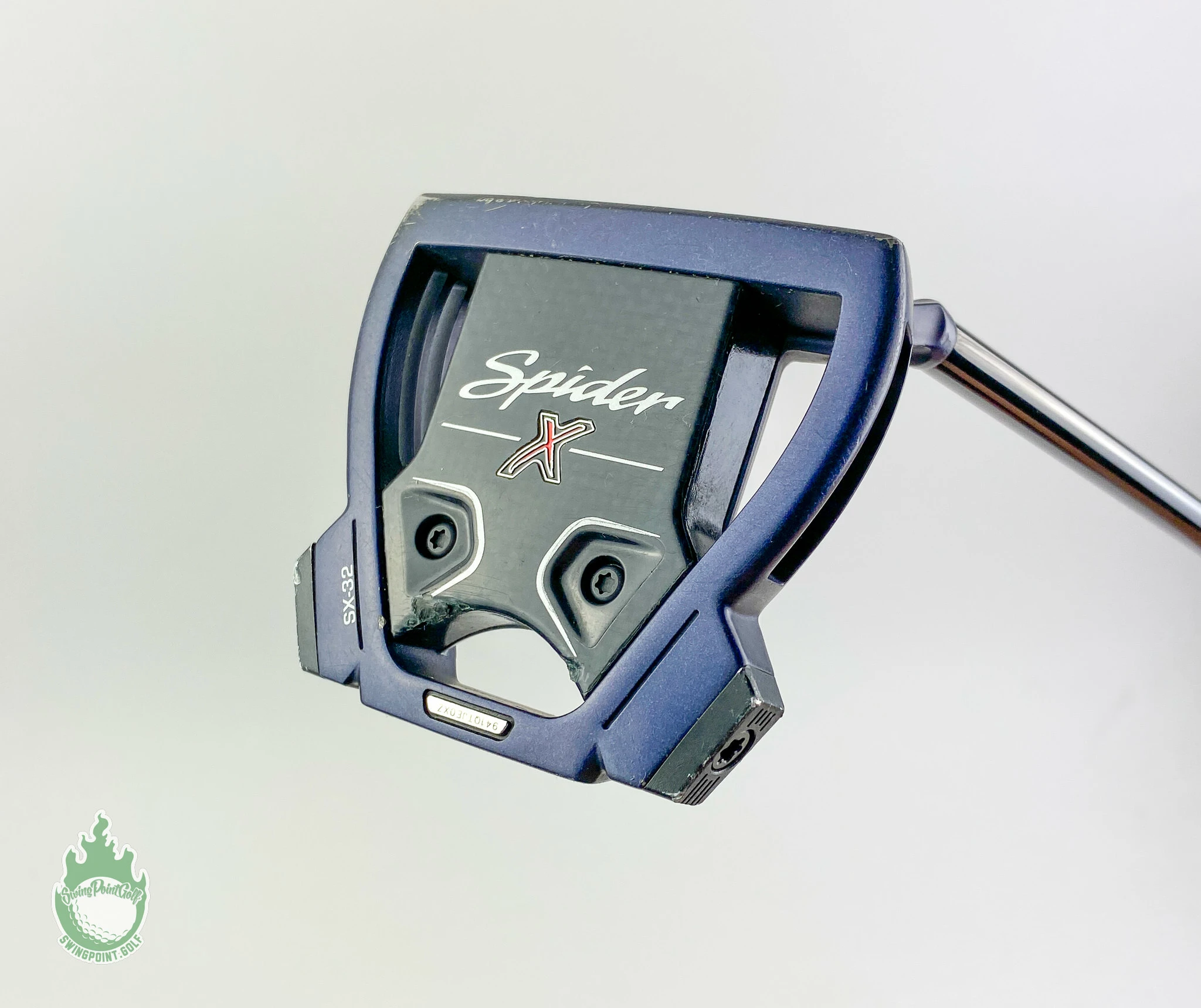 Used Right Handed TaylorMade Spider X Navy 34.5″ Putter Black Steel Golf Club 1 Used Right Handed TaylorMade Spider X Navy 34.5″ Putter Black Steel Golf Club