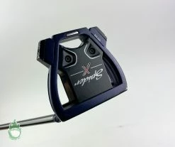 Used Right Handed TaylorMade Spider X Navy 34.5″ Putter Black Steel Golf Club 23 Used Right Handed TaylorMade Spider X Navy 34.5″ Putter Black Steel Golf Club -Gents Fairway Woods Sales Store IMG 8488