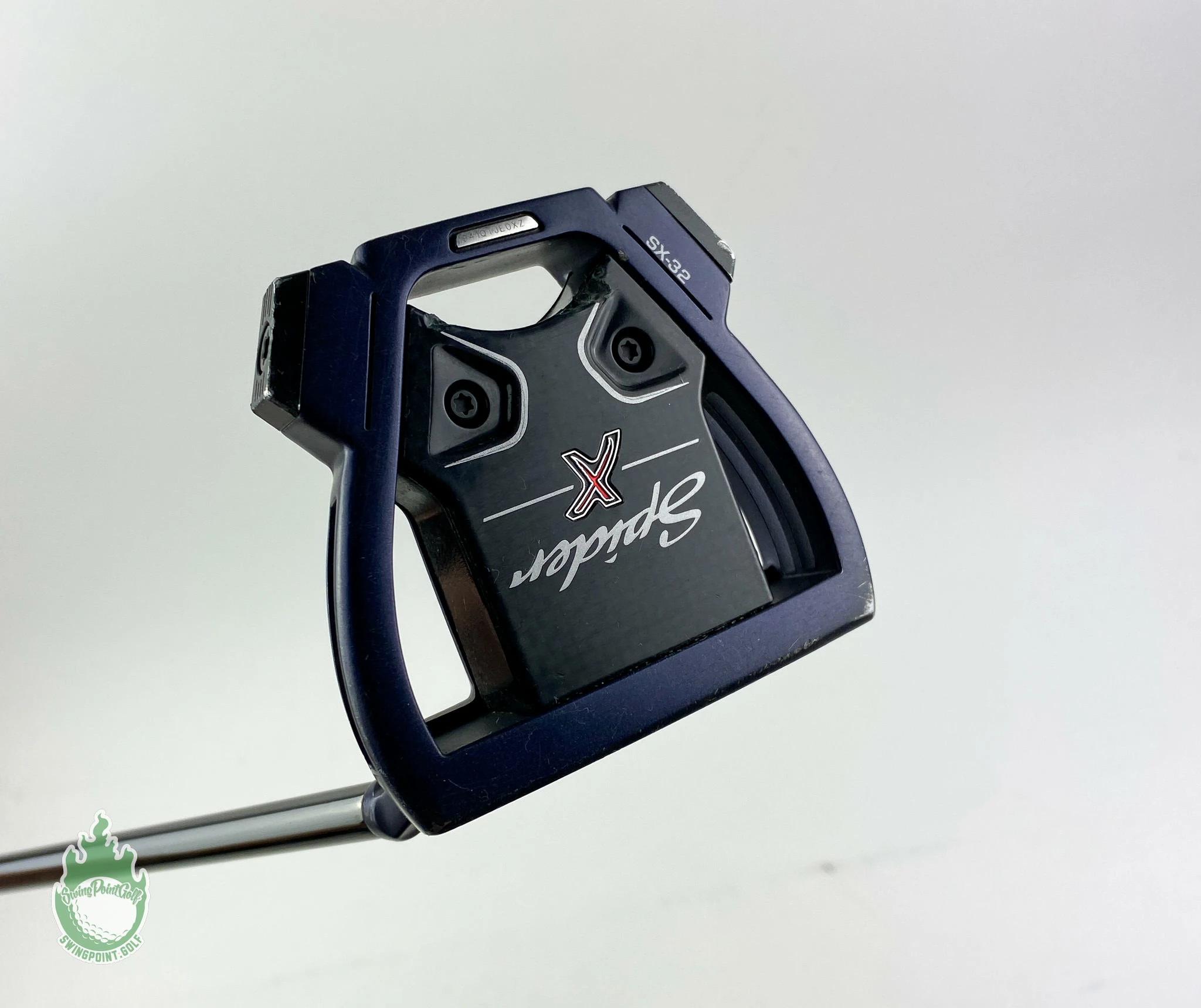 Used Right Handed TaylorMade Spider X Navy 34.5″ Putter Black Steel Golf Club 12 Used Right Handed TaylorMade Spider X Navy 34.5″ Putter Black Steel Golf Club - Image 12