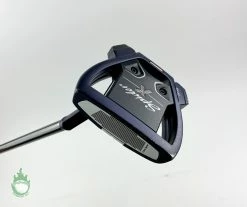 Used Right Handed TaylorMade Spider X Navy 34.5″ Putter Black Steel Golf Club 22 Used Right Handed TaylorMade Spider X Navy 34.5″ Putter Black Steel Golf Club -Gents Fairway Woods Sales Store IMG 8489
