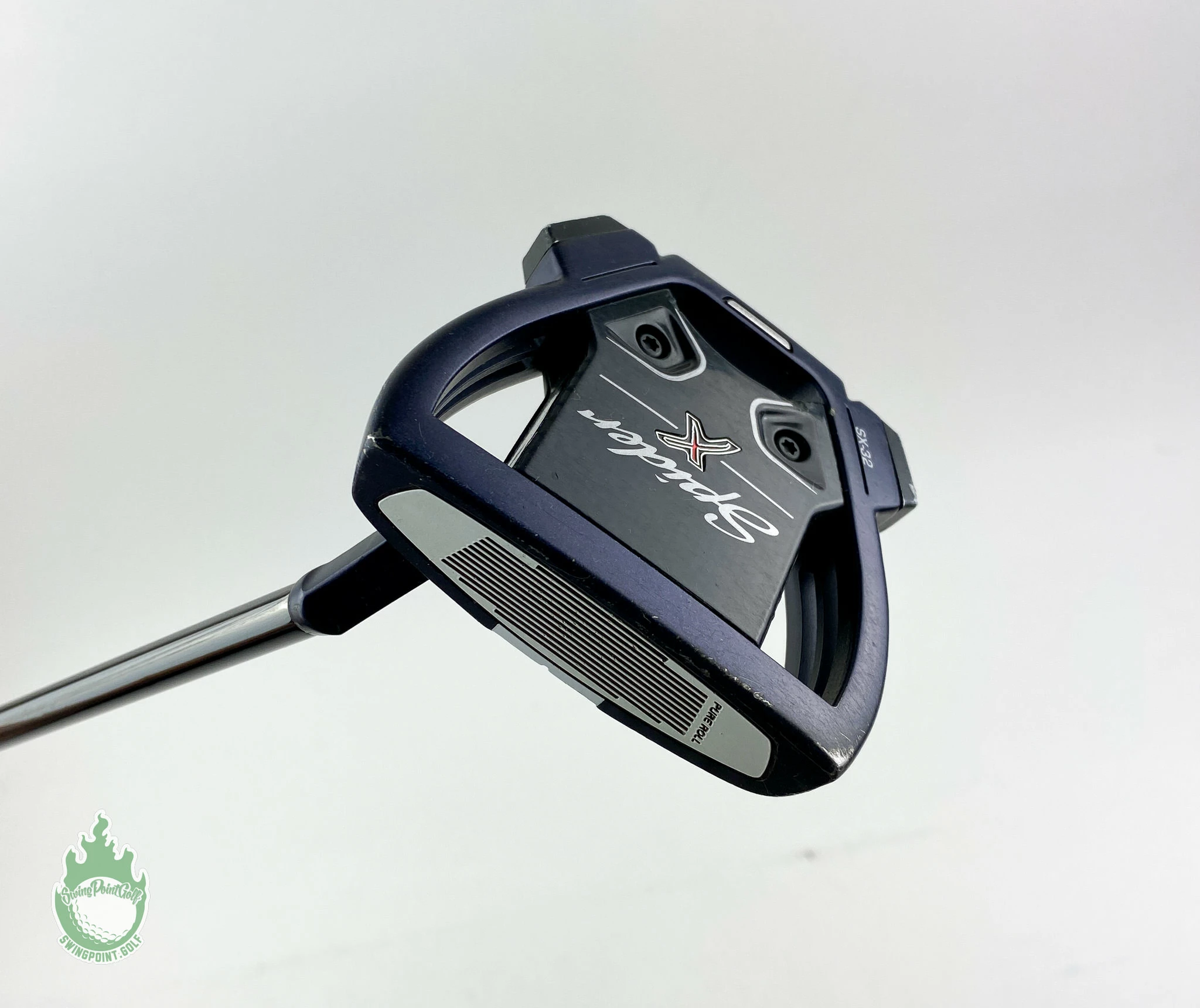 Used Right Handed TaylorMade Spider X Navy 34.5″ Putter Black Steel Golf Club 11 Used Right Handed TaylorMade Spider X Navy 34.5″ Putter Black Steel Golf Club - Image 11