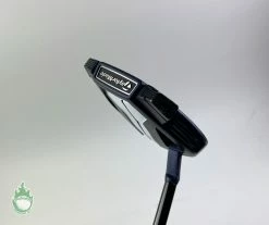 Used Right Handed TaylorMade Spider X Navy 34.5″ Putter Black Steel Golf Club 18 Used Right Handed TaylorMade Spider X Navy 34.5″ Putter Black Steel Golf Club -Gents Fairway Woods Sales Store IMG 8493