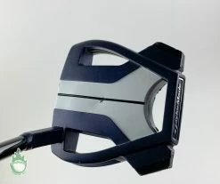 Used Right Handed TaylorMade Spider X Navy 34.5″ Putter Black Steel Golf Club 16 Used Right Handed TaylorMade Spider X Navy 34.5″ Putter Black Steel Golf Club -Gents Fairway Woods Sales Store IMG 8495