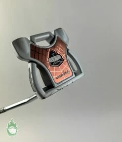 Used Right Handed TaylorMade Ghost Spider S White 35″ Putter Steel Golf Club -Gents Fairway Woods Sales Store IMG 8688