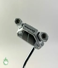 Used Right Handed TaylorMade Ghost Spider S White 35″ Putter Steel Golf Club -Gents Fairway Woods Sales Store IMG 8692