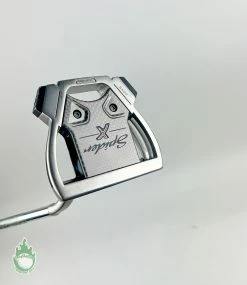 Used TaylorMade Spider X Platinum/White 35″ Putter Steel Golf Club W/ Headcover 23 Used TaylorMade Spider X Platinum/White 35″ Putter Steel Golf Club W/ Headcover -Gents Fairway Woods Sales Store IMG 8974
