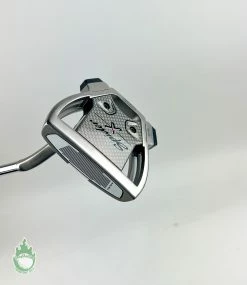 Used TaylorMade Spider X Platinum/White 35″ Putter Steel Golf Club W/ Headcover 22 Used TaylorMade Spider X Platinum/White 35″ Putter Steel Golf Club W/ Headcover -Gents Fairway Woods Sales Store IMG 8975
